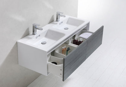 Kubebath Divario 48″ Wall Mount Modern Bathroom Vanity