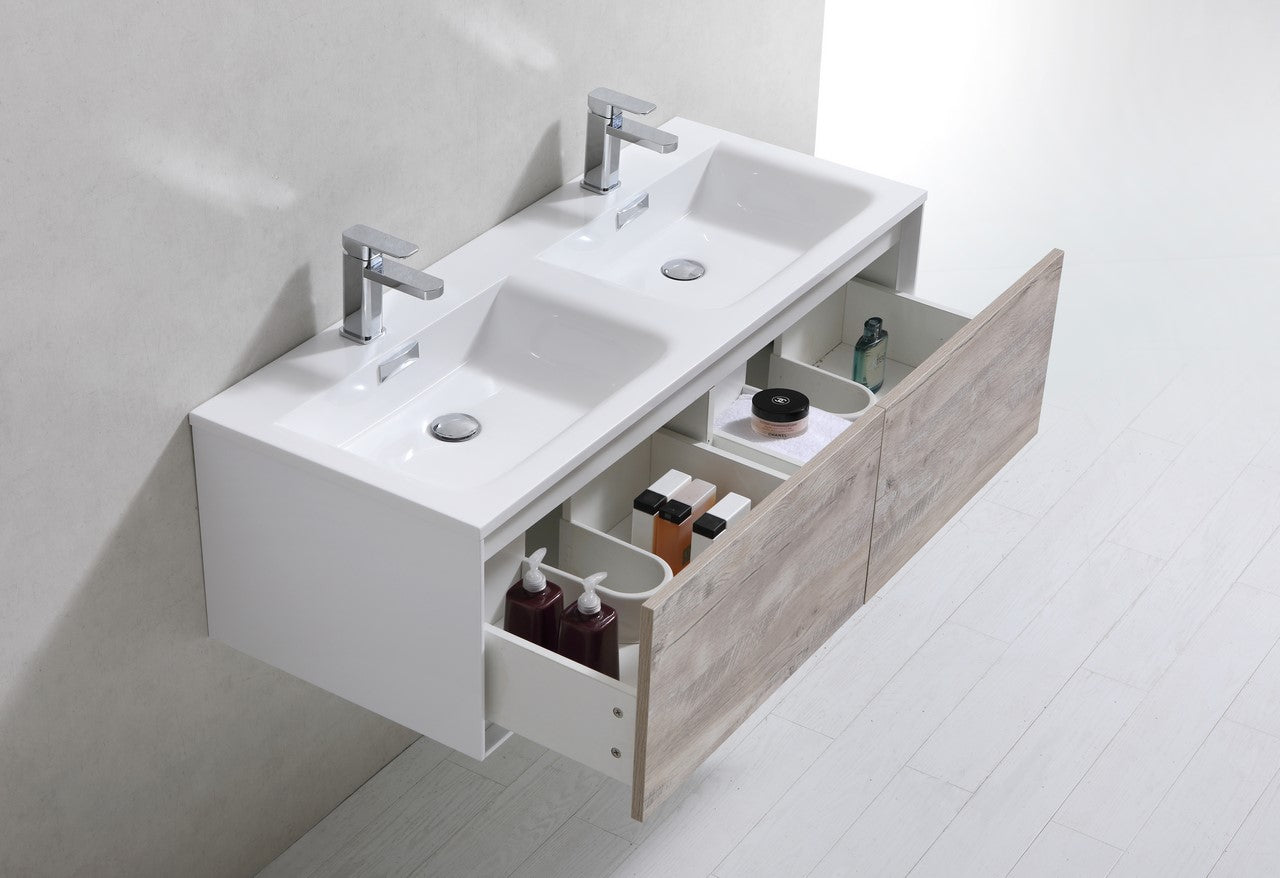 Kubebath Divario 48″ Wall Mount Modern Bathroom Vanity