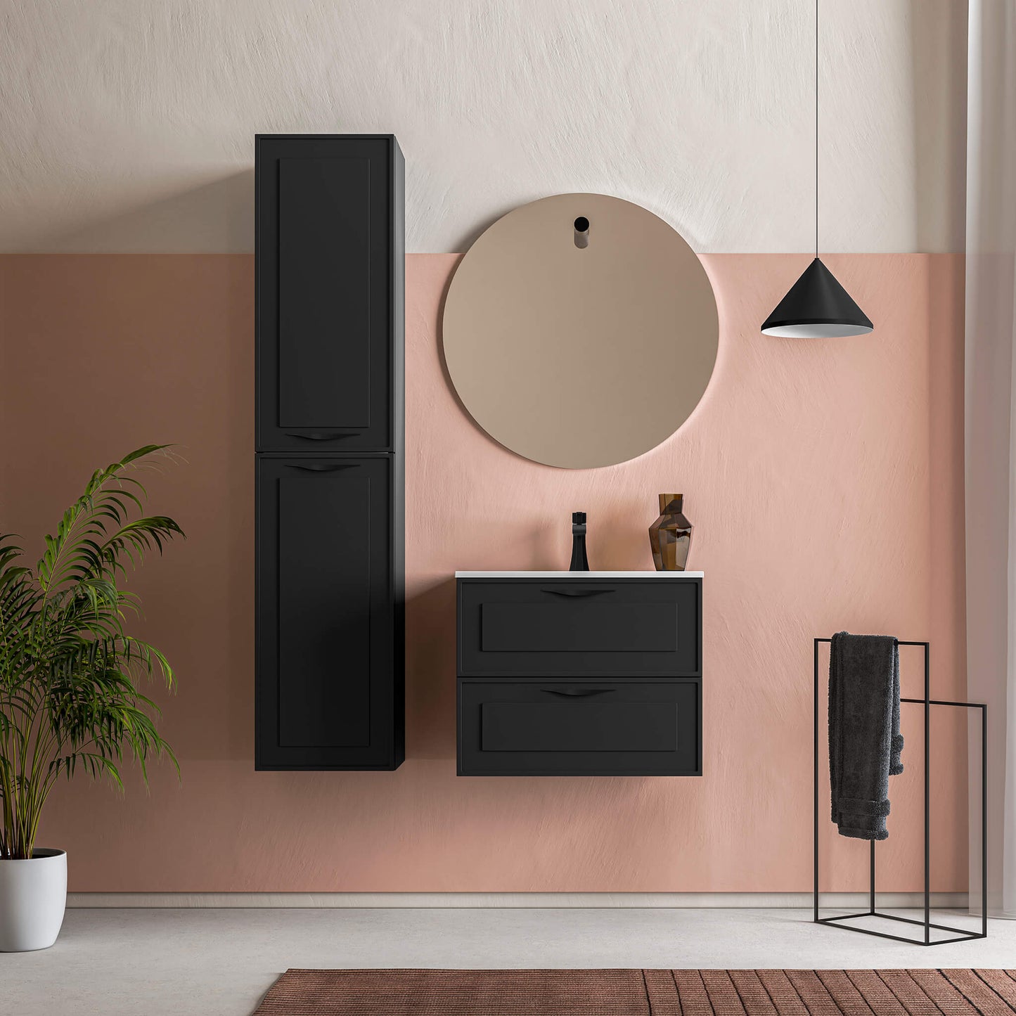 Stonetouch DEVILLE Wall Mounted Vanity