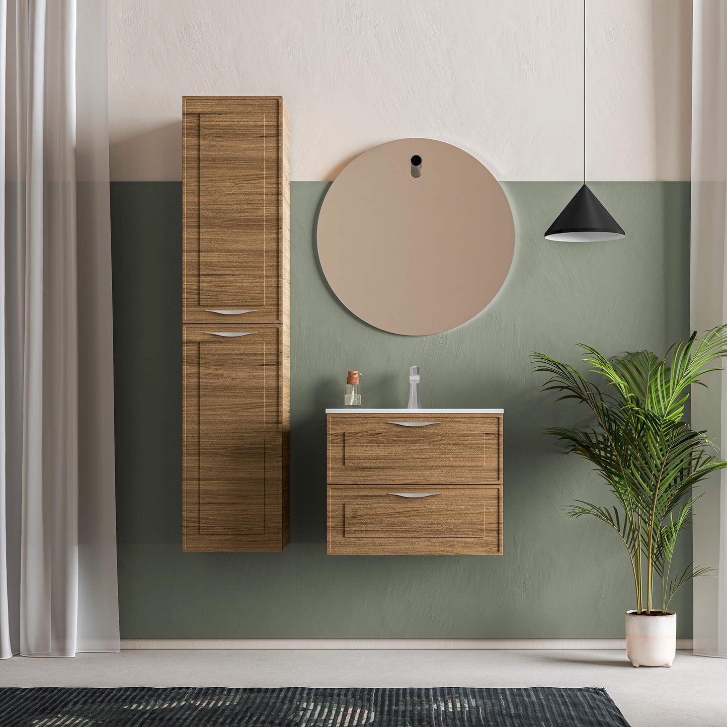 Stonetouch DEVILLE Wall Mounted Vanity