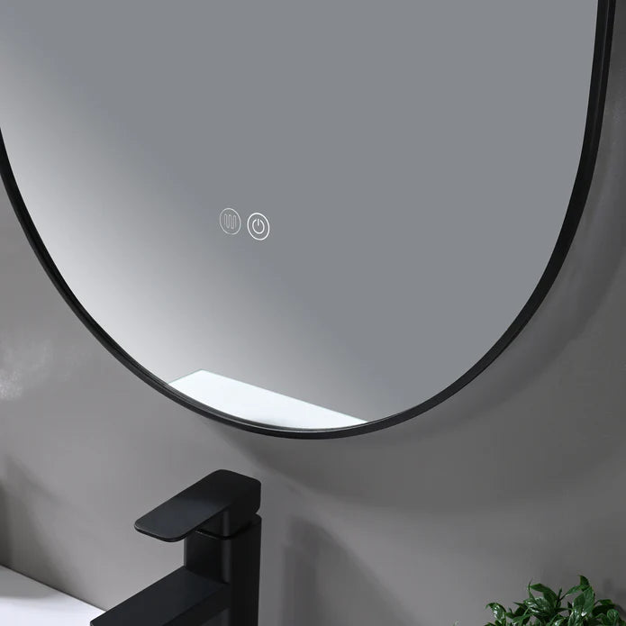 Miroir LED à rétroéclairage encadré atomique Kodaen LMF924B