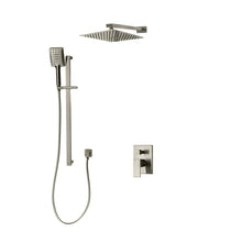 Kodaen Madison 2-Way Pressure Balanced Shower System Kit 1 With Sliding Bar, Handshower and Shower Head- F54123-W12AZ