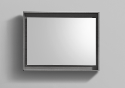 Kube Bath 40" Wide Bathroom Mirror With Shelf - Renoz