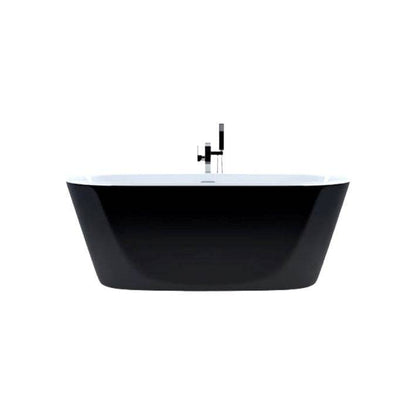 Kube Bath Ovale 59” Free Standing Bathtub - Renoz