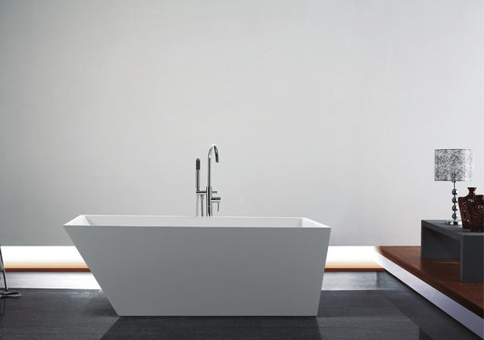 KubeBath Obliquo 59″ Free Standing Bathtub