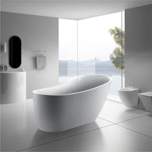 KubeBath Kube White Free Standing Bathtub