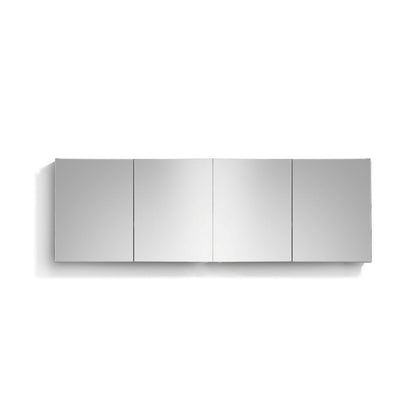 Kube Bath 80" Wide Mirrored Medicine Cabinet KM2000