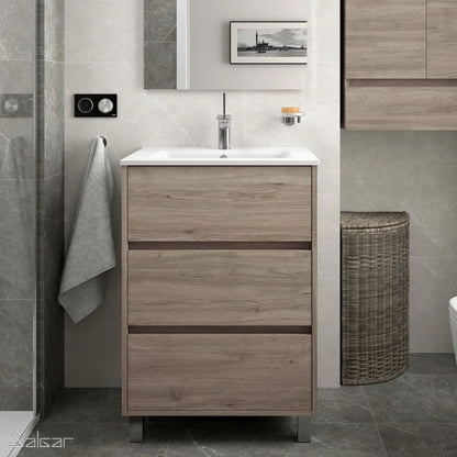 PierDeco Design Meuble-lavabo ARENYS 24 pouces