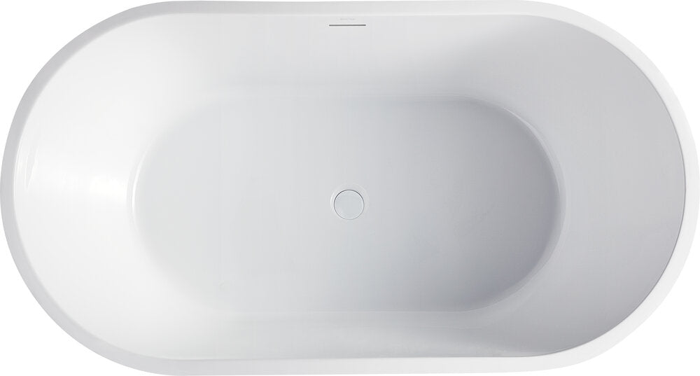 Baignoire autoportante monobloc Bagno Italia Monaco avec drain MN111170