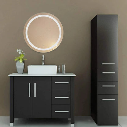 Miroir de courtoisie LED pour salle de bain Roundy de Kodaen - MSL-624