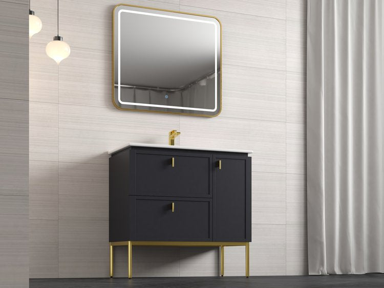 Collection de meubles de salle de bain Bagno Italia Oro