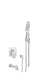 Baril Complete pressure balanced shower kit (PETITE B04)