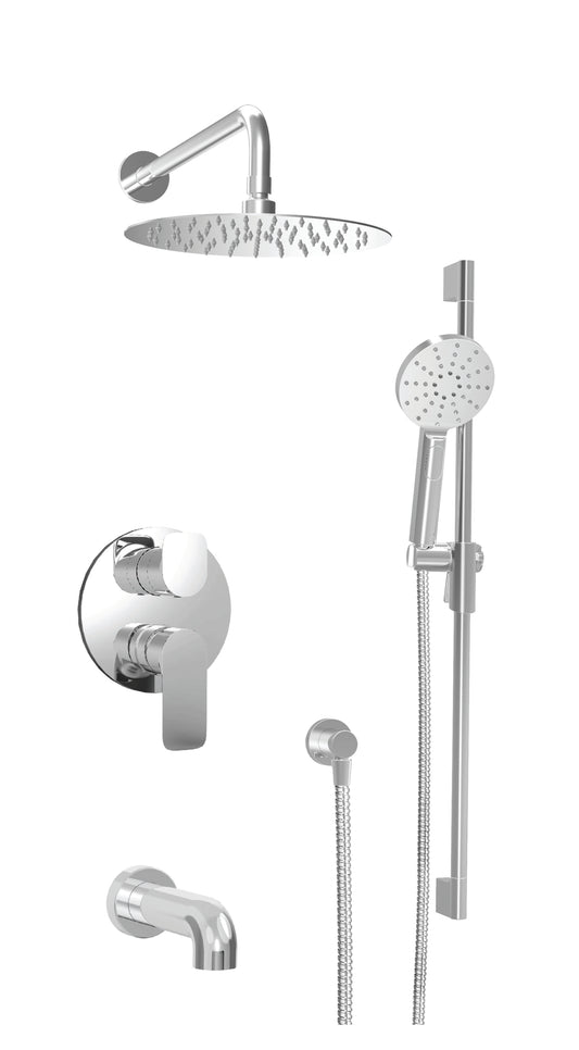 Ensemble de douche complet à pression équilibrée Baril (SENS B45 2915)