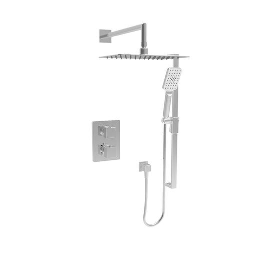 Ensemble de douche thermostatique complet à pression équilibrée Baril (REC B05 4216)