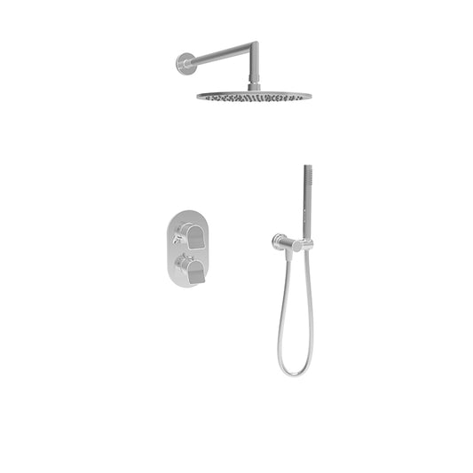 Ensemble de douche thermostatique complet à pression équilibrée Baril (PROFIL B46)