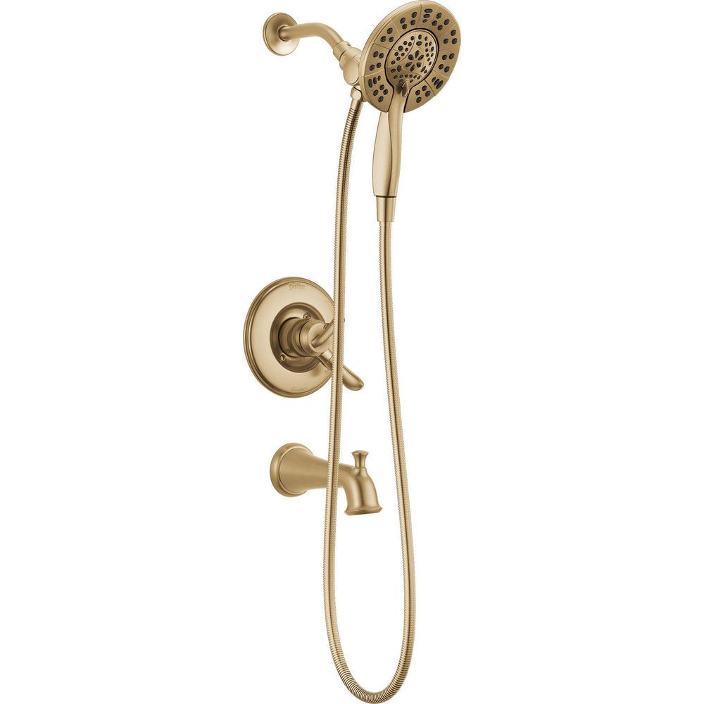 Delta Garniture de douche Linden Monitor série 17 avec In2ition en chrome (robinet brut inclus)