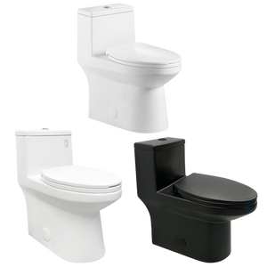 Toilette monobloc haute performance Aktuell Lotus AKK0351DF 