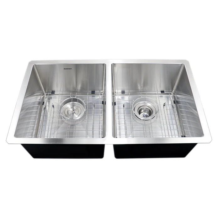 Évier de cuisine sous plan Kodaen Mission-18G double cuve UN