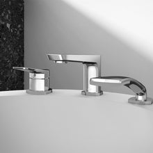 Kalia Sobrio Moroka Deck Mount Tub Faucet With Handshower