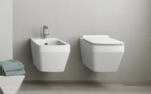 Simas BB18C - BADEN BADEN Rimless Wall Hung Toilet with Seat