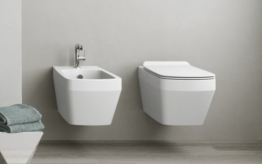 Simas BB19 - BADEN BADEN Bidet suspendu avec trou de robinet unique