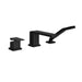 Kalia Kareo 3-piece Deck Mount Tub Faucet With Handshower