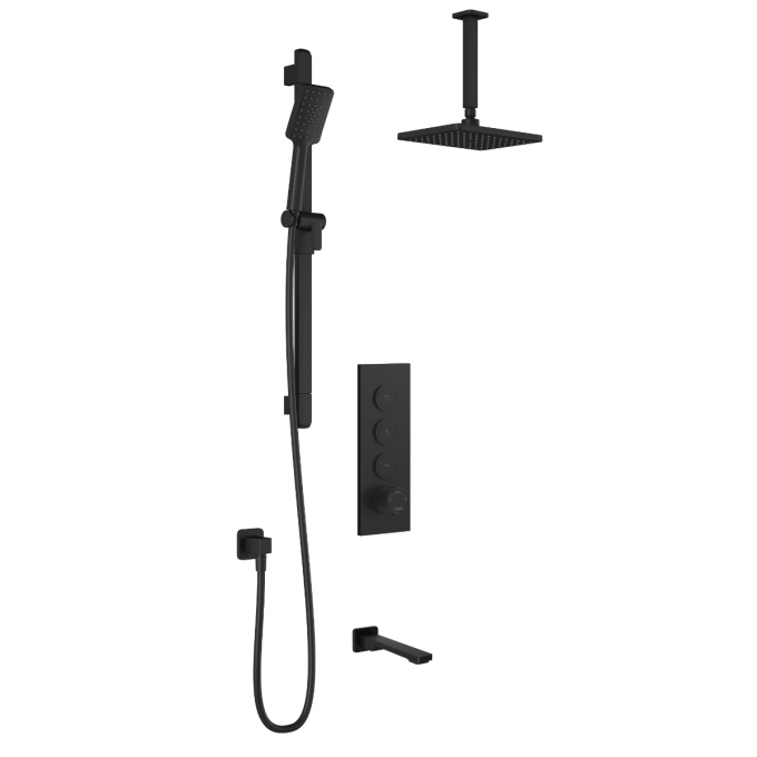 Kalia Kareo Tb3 Shower Systems With Push-button Valve (2101)