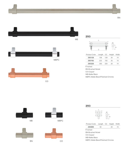 Pomelli Designs GUILDFORD Cabinet Handles