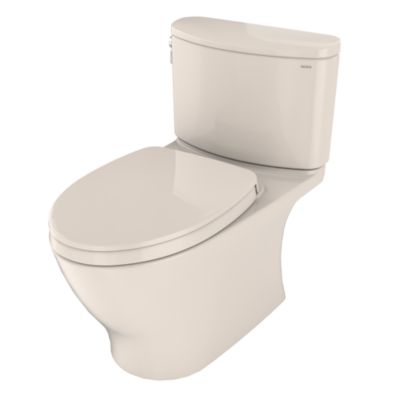 Toilette 2 pièces Toto Nexus, 1,28 GPF, cuvette allongée - Washlet+ Connection MS442124CEFG#01