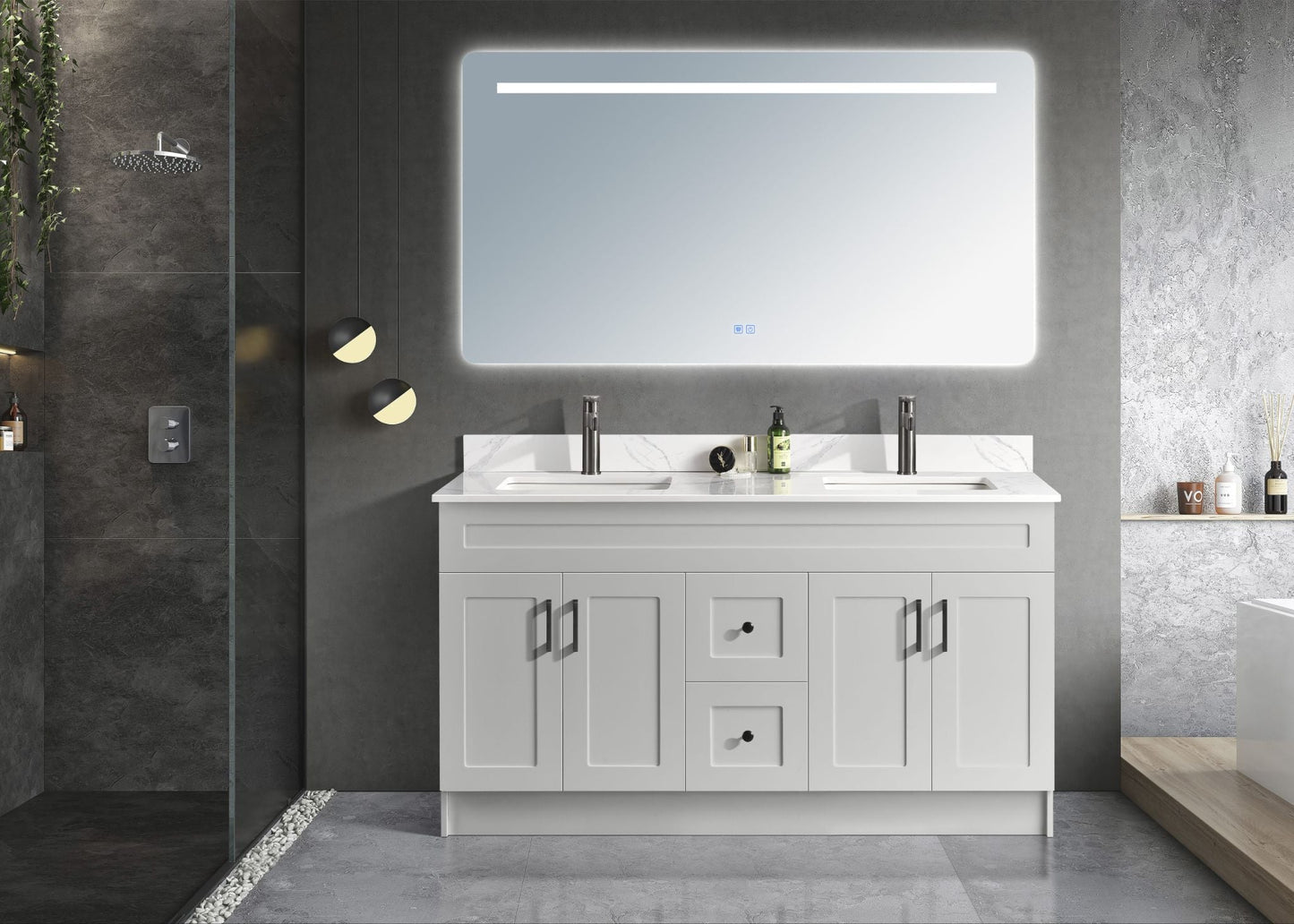 Bella Best 72" Double Vanity