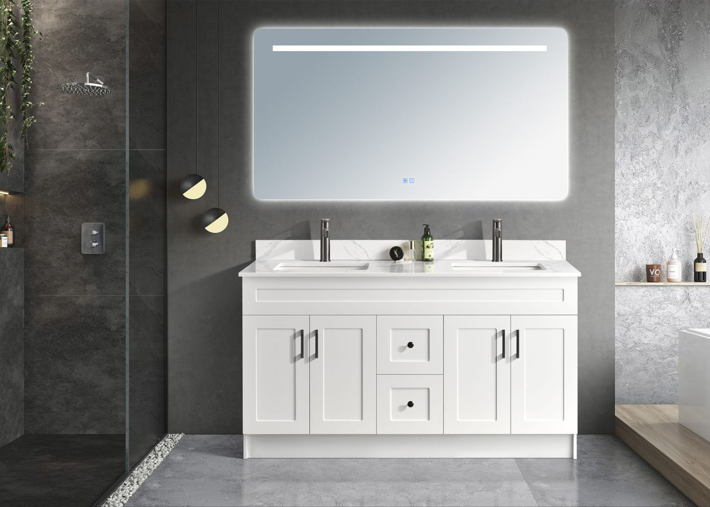 Bella Best 60" Double Vanity