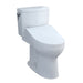 Toto Drake II 1G WC allongé en deux pièces 1,0 GPF + siège de bidet C5 MW4543084CUFG