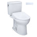 Toto Drake II 1G Two-piece Elongated 1.0 GPF Washlet+ Toilet and Washlet+ S7A Contemporary Bidet Seat MW4544736CUFGA