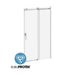 Kalia - Koncept Evo 48” X 77” Sliding Shower Doors With KaliaPROTEK Protective Film (Outside Panels) - Left Opening