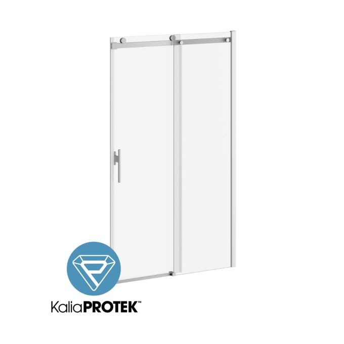 Kalia - Koncept Evo 48” X 77” Sliding Shower Doors With KaliaPROTEK Protective Film (Outside Panels) - Left Opening