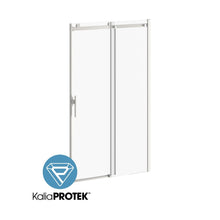 Kalia - Koncept Evo 48” X 77” Sliding Shower Doors With KaliaPROTEK Protective Film (Outside Panels) - Left Opening