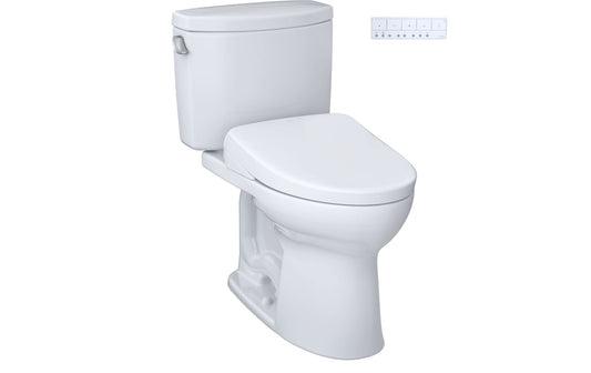 Toilette deux pièces Toto Drake II avec siège de bidet Washlet S7A - 1,28 GPF