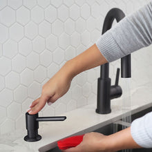 Stylish Pull Down Kitchen Faucet And Soap Dispenser