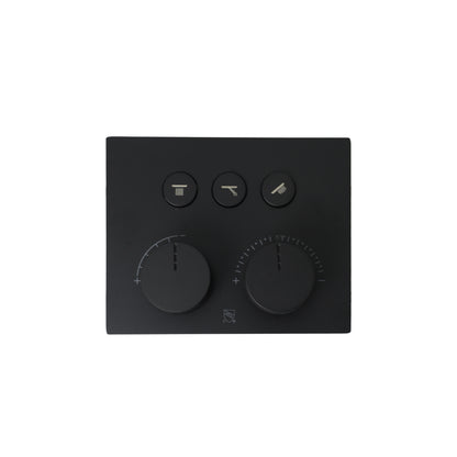 Kodaen CV32SC725 Vanne thermostatique à bouton-poussoir à trois voies et ensemble de garniture