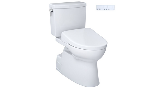 Toilette deux pièces Toto Vespin II Washlet+ S7 - 1,0 GPF (hauteur universelle)