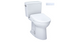 Toilette deux pièces Toto Drake Washlet+ S7 - 1,6 GPF (hauteur universelle)