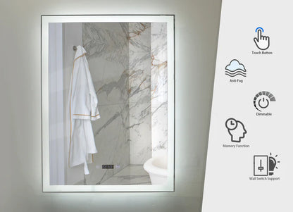 Miroir de courtoisie LED pour salle de bain Fortune de Kodaen - MSL-168/MSL-168T