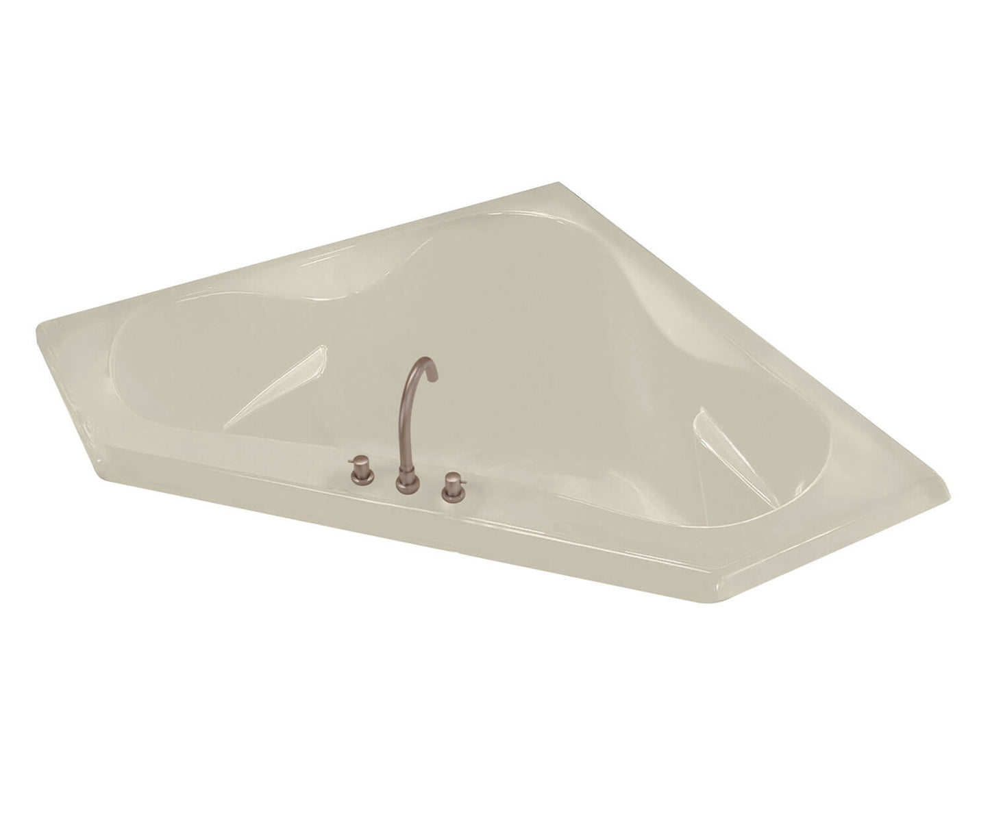 Maax Tryst 59 x 59 Acrylic Corner Center Drain Bathtub (Soaker - No System)