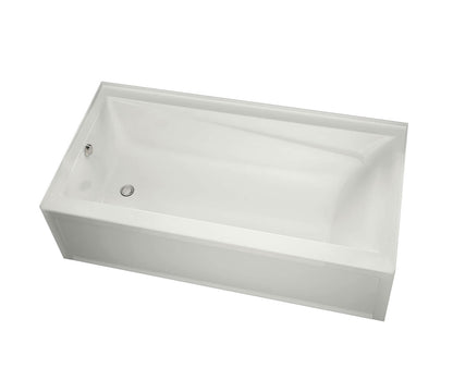 Maax Exhibit 7236 IFS 71 7/8" x 36" x 18" Acrylic Alcove Bathtub - 106184