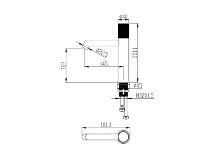 Lauretta Brasov Vanity Faucet