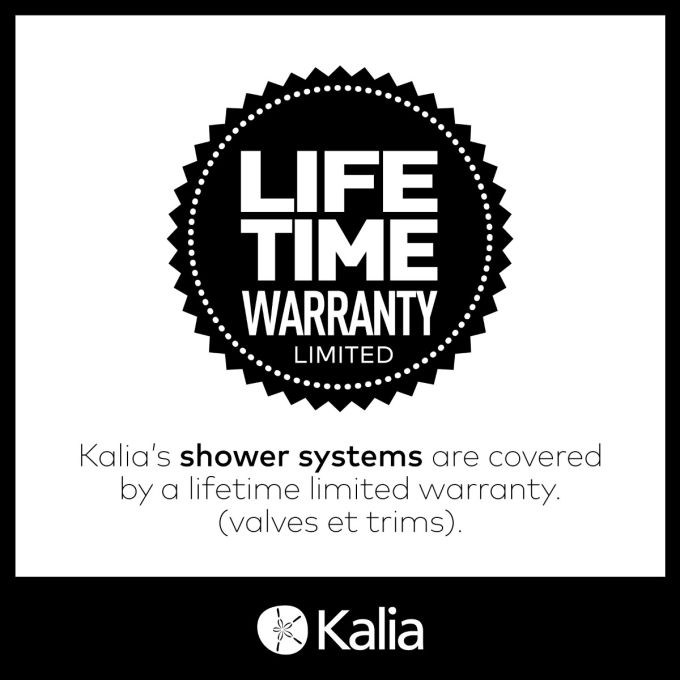 Kalia Kareo Tb3 Shower System With Push-button Without Valve (BF2102)