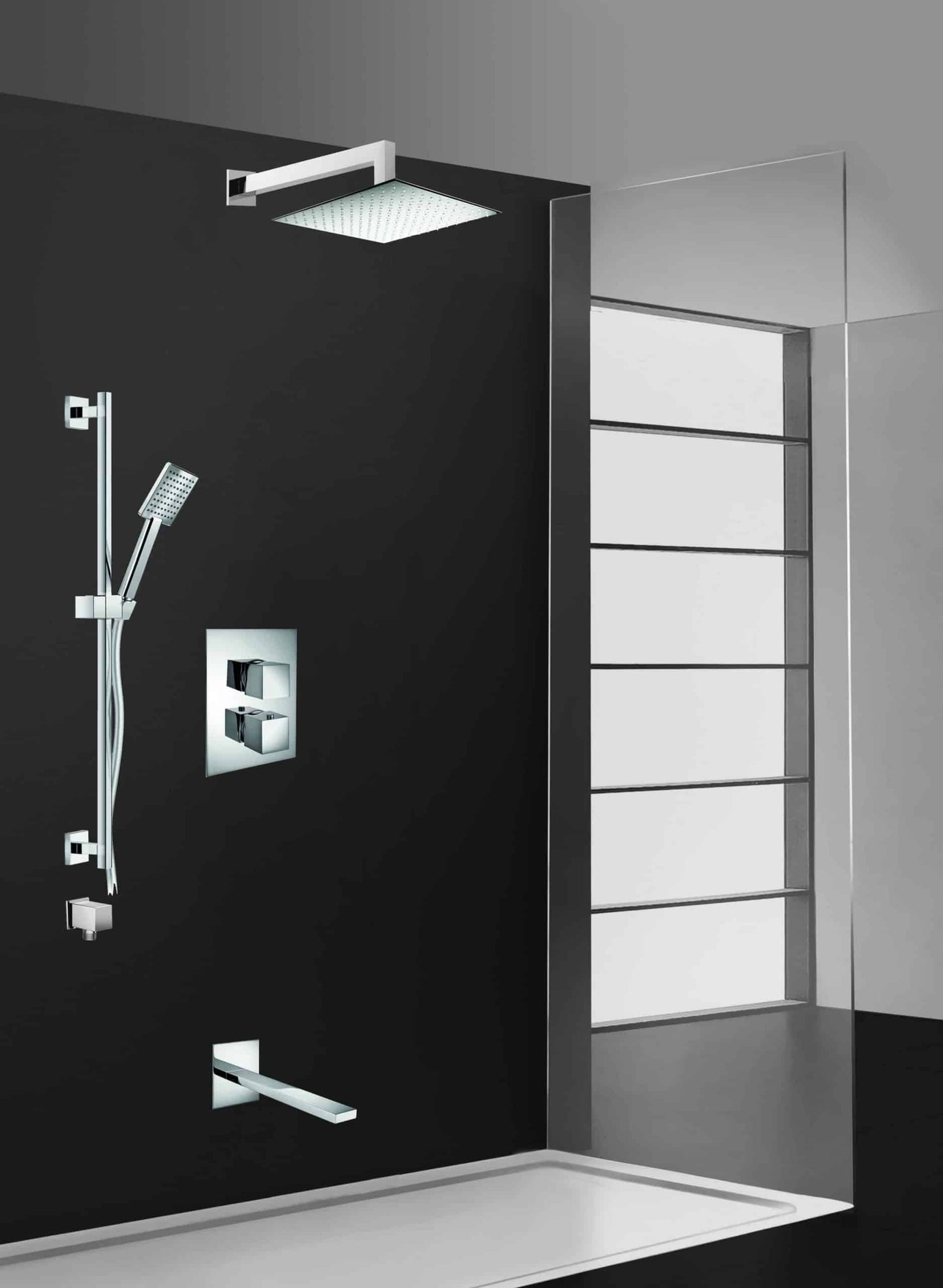 PierDeco Palazzani Track 10 Shower Kit