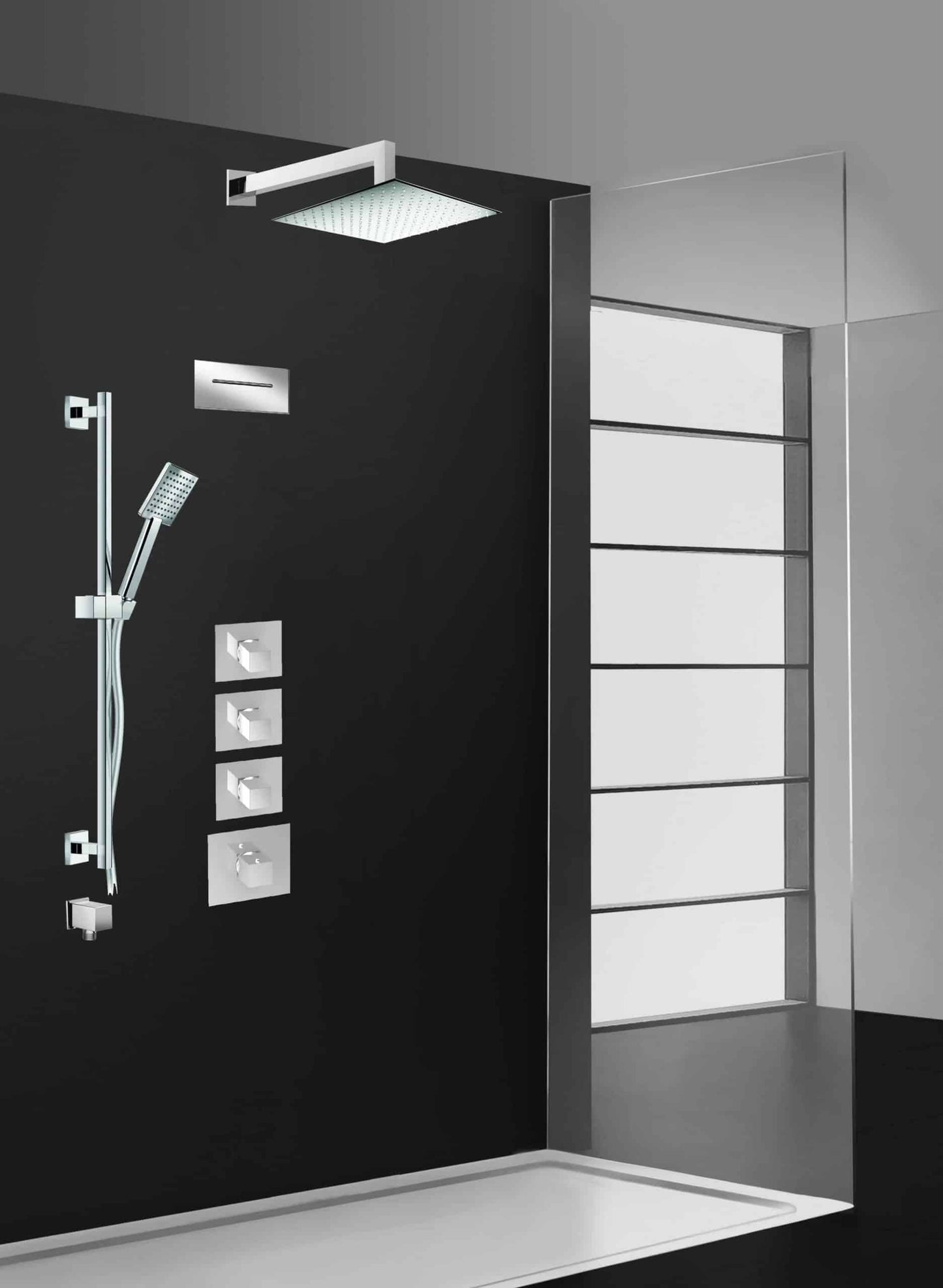 PierDeco Palazzani Track 12 shower kit