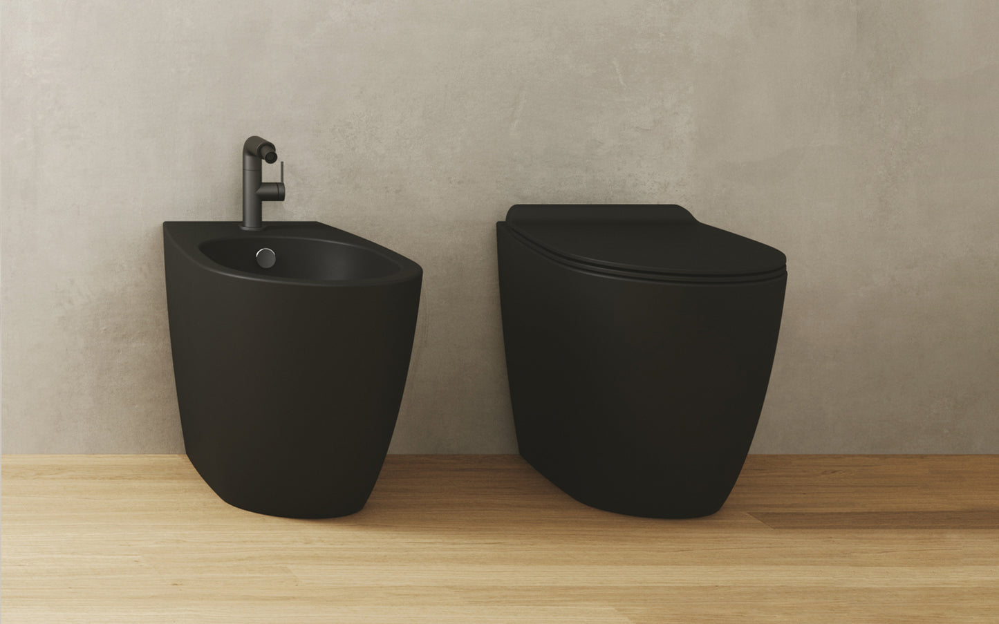 Simas VI01C - VIGNONI Floor Mount Toilet