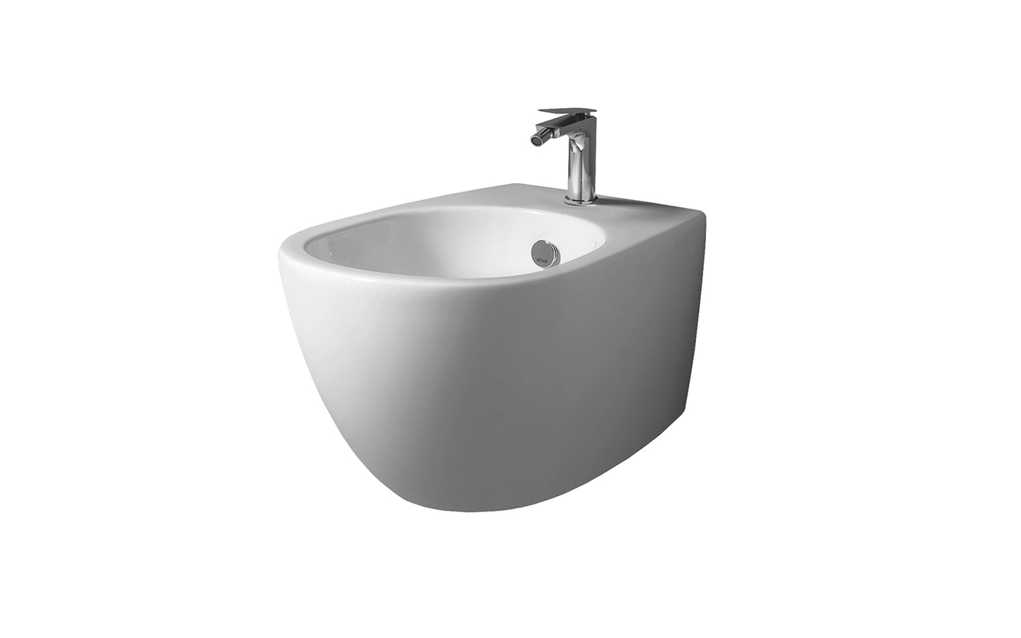 Simas VI19 - VIGNONI Wall Hung Bidet with Single Faucet Hole